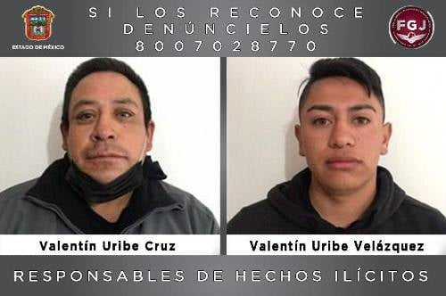 Sentencia de 62 años de prisión a padre e hijo de Toluca por homicidio